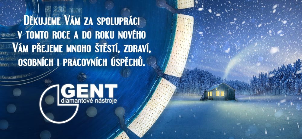 diamant gent - vánoční přání